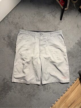 No Fear Men's Light Gray Casual Chino Shorts